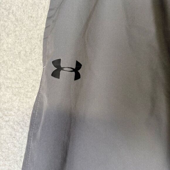 Vintage Under Armour Men's Size Large Heat Gear Grey Ankle Length Pants Athletic - Picture 2 of 12